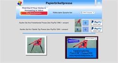 Desktop Screenshot of papierbrikettpresse.com