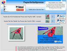 Tablet Screenshot of papierbrikettpresse.com